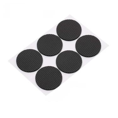 Imagem de Almofadas para pés protetor de perna de cadeira de armário tapete autoadesivo móveis mesa protetores de chão tapete tapete de chão (E, preto)