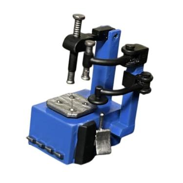 Imagem de JunZheHub Miniatura de Máquina de Trocar Pneus em Escala 1:64, Brinquedo para Carros, Ideal para Oficina Mecânica Ou Garagem, nova cor azul, Tamanho real