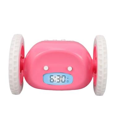 Imagem de Bewinner Despertador Extra Alto Com Rodas, Relógio Inteligente Com Soneca Digital Vibratória para Travessas Pesadas, Adultos, Crianças e Adolescentes, Fácil Configuração