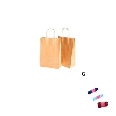 Imagem de Kit Sacola Brilho G Cromus 32x26cm Com 01 Unidade E Fita Cetim 10mm X 10 Metros