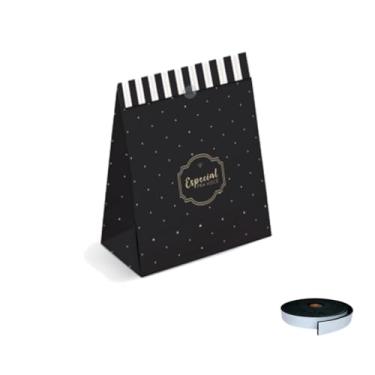 Imagem de Kit Saco de Papel para Presente 27cm x 19cm com Fita Cetim 50mm x 10m