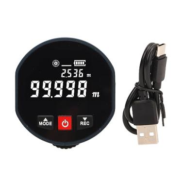 Imagem de Medidor de distância de rolo portátil de alta precisão Telêmetro eletrônico medidor de medição de distância 0 99,999 m Telêmetro de roda para engenheiros de construção Topógrafos