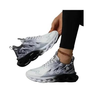 Imagem de Tênis Feminino Leve Slip-On Confortável Com Sola Macia Para Corrida Ca