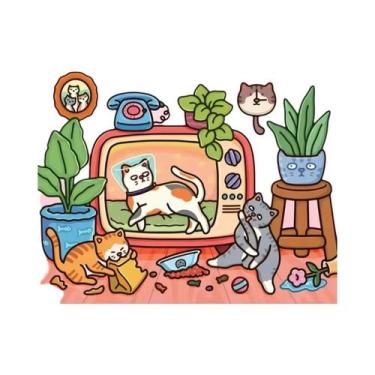 Imagem de Livro De Colorir Para Mães De Gatos, Livro De Desenho Para Alívio Do E