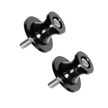 Imagem de Carretéis de braço oscilante para motocicleta M6×1.0 – Deslizadores de alumínio CNC para Yamaha R3 R6 FZ09 MT09 Aprilia RS660 Triumph Daytona