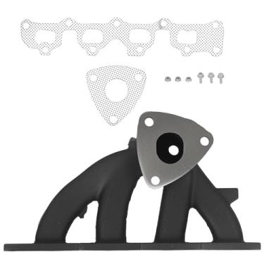 Imagem de maXpeedingrods Kit coletor de escape 674-940 com parafusos de porcas de juntas para Chevrolet L4 2.4L Captiva Sport 2012 Equinox 2010-2012, para GMC Terrain 2010-2012 L4 2.4L, 674940