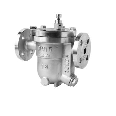 Imagem de EJWFASCV Válvula de drenagem de flange a vapor de aço inoxidável 304 CS41H-16P esfera flutuante livre de aço carbono DN50 80 100(DN100,304)