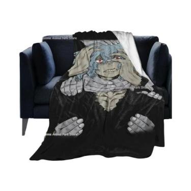 Imagem de Cobertor De Flanela Shigaraki My Hero Academia Super Macio E Aconchega