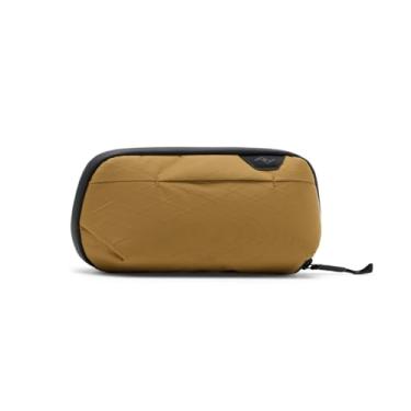 Imagem de Peak Design Bolsa pequena de lavagem, bolsa de higiene de viagem à prova de intempéries, kit Dopp vertical ou pendurado com bolsos, bolso magnético para escova de dentes, ampla abertura UltraZip