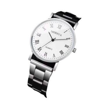 Imagem de Relógio De Pulso Analógico Casual Masculino Roma Dial Quartz Reloj Hom