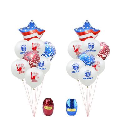 Imagem de Kit de balões da Estátua da Liberdade de 4 de julho, 18 unidades