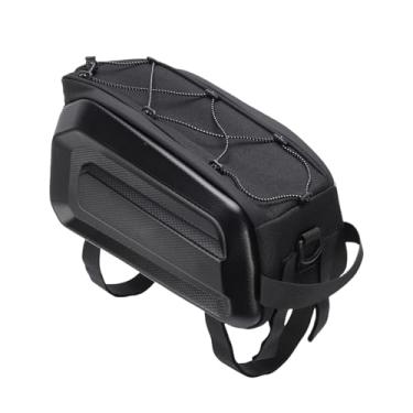 Imagem de Luocute Bolsa para Rack de Bicicleta, Bolsa de Selim Traseira à Prova de Chuva de Grande Capacidade de 10L Com Tiras Reflexivas para Viagens de Trabalho Ao Ar Livre, Armazenamento de (YA693)
