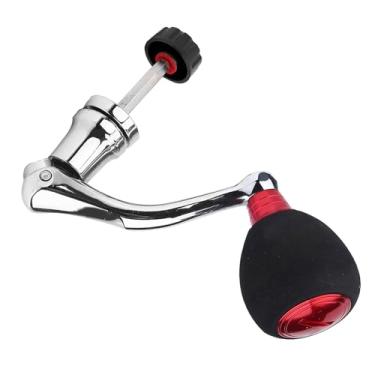 Imagem de Generic Aperto de Substituição de Alça de Carretel Resistente de Metal para Carretel Giratório, Acessório de Reparo Resistente para Pescadores, Feito de Metal Premium e EVA (2000 3000 tamanho médio)