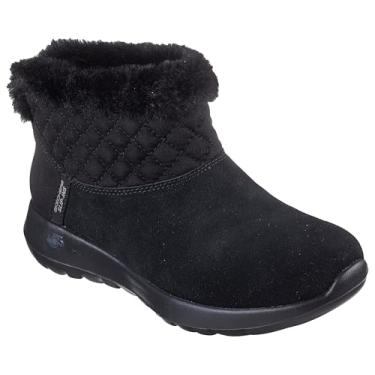 Imagem de Skechers Bota feminina de cano curto Joy-Snow Day, Preto/preto, 42