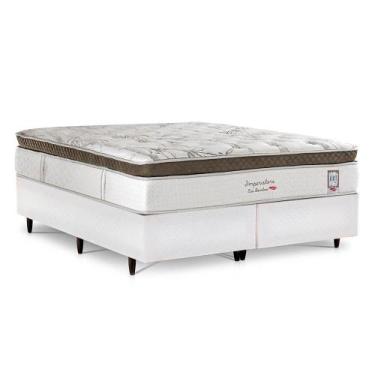 Imagem de Cama Box Herval King Imperatore, Molas Ensacadas, 73x193x203 cm
