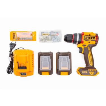 Imagem de Parafusadeira Furadeira INGCO 76Nm Bl Bateria 20V P20S