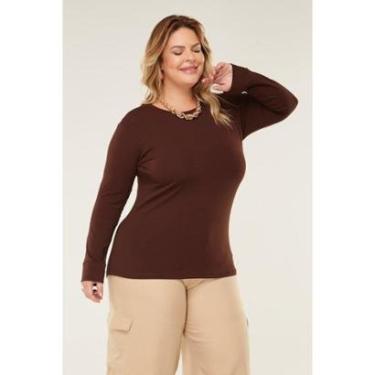 Imagem de Tshirt lus Size D Bell Outlet Fashion Manga Longa-Feminino