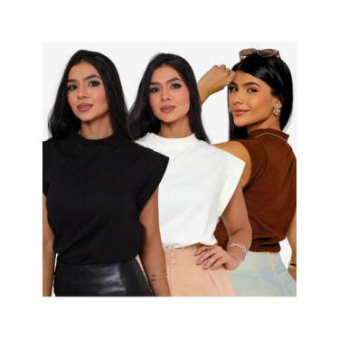 Imagem de KIT 3 Unidades Camiseta Muscle Tee Regata Ampla de Ombreira - Audax Br