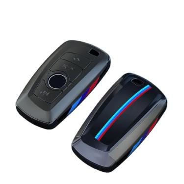 Imagem de Capa de fibra de carbono para chave de carro, compatível com bmw f30 f20 f10 f18 f22 f01 x3 x4 f06 f02 m3 m5 chaveiro acessórios de estilo automático(Style5)