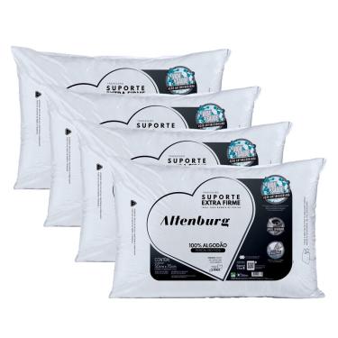 Imagem de Kit 4 Travesseiros Altenburg Suporte Extra Firme 50x70cm