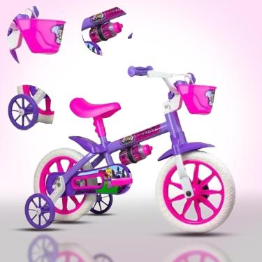 Imagem de Bicicleta infantil Feminina Violet Aro 12 NATHOR - Rodinhas-Feminino