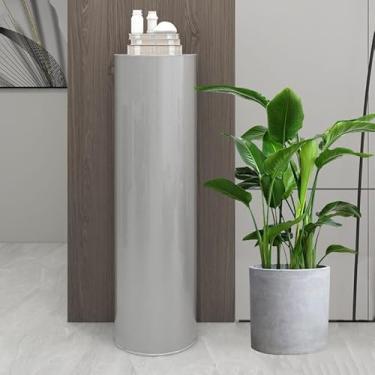 Imagem de Sapateira giratória de 360° para torre de sapateira giratória de entrada, organizador de sapatos de suporte livre giratório para prateleira de sapatos de canto de corredor (cor: WG sem porta, tamanho