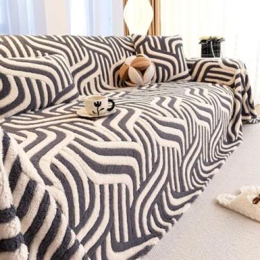 Imagem de Capa de sofá elástica, capa de sofá lavável, resistente a arranhões, resistente a arranhões e fácil instalação – ideal para uso doméstico com gatos, cães e crianças||180 x 130 cm