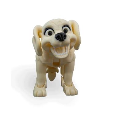 Imagem de Cachorrinhos Articulados Colecionáveis com Diversas Raças, Brinquedo Educativo com Articulações Móveis, Ideal para Crianças e Colecionadores (Labrador)