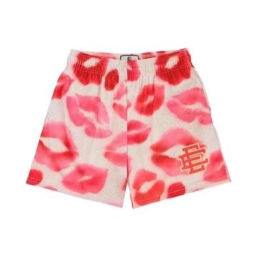 Imagem de Bermuda Masculina Floral De Malha Para Academia, Basquete E Praia, Est