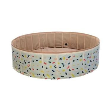 Imagem de Piscina Infantil Multifuncional Dobrável Com Válvula De Drenagem, Cerc