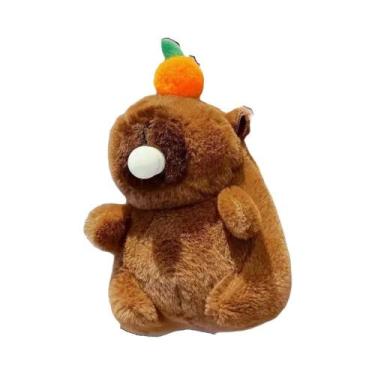 Imagem de Chaveiro De Pelúcia De Capivara Com Cauda Flexível, Estilo Kawaii, Cha