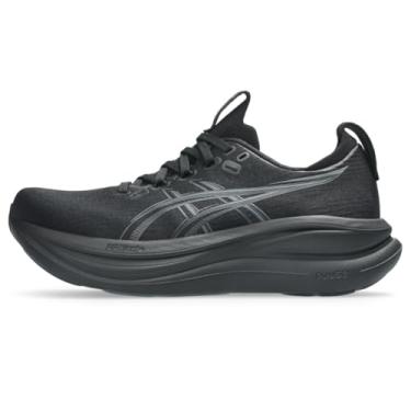 Imagem de ASICS Tênis de corrida feminino Gel-Nimbus 28, Preto/grafite cinza, 37