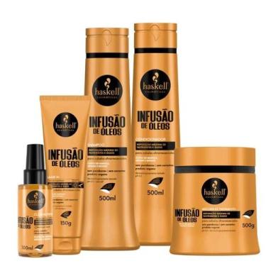 Imagem de Kit Haskell Infusão de Óleos Haskell (5 Itens)  Nutrição Ultraprofunda