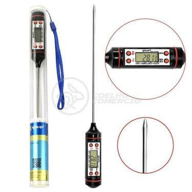 Imagem de Termômetro Culinário Cozinha Digital -50ºc A +300ºc