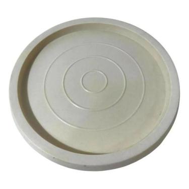 Imagem de Prato Para Vaso De Polietileno Grande 34cm - Alpe & Aritana, Bege