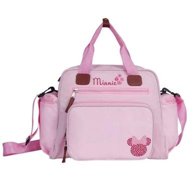 Imagem de Sacola Maternidade Premium Minnie Rosa com Trocador Babygo