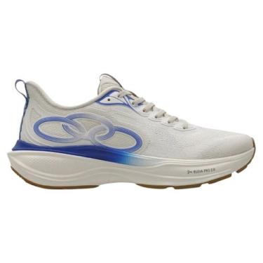 Imagem de Tênis de Corrida Feminino Olympikus Pride 4 Original, 35, Branco, Azul