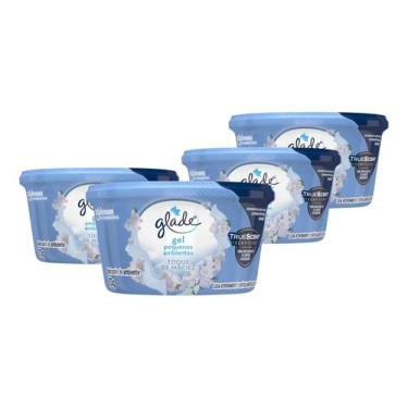 Imagem de Kit 36 Odorizador De Ambiente Gel Glade Toque De Maciez 70g