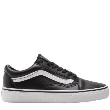 Imagem de Tênis Vans Old Skool Couro - BLACK/TRUE WHITE-Unissex
