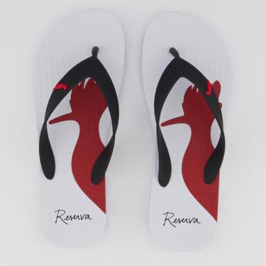 Imagem de Chinelo Reserva RSVGO Branco e Preto-Masculino