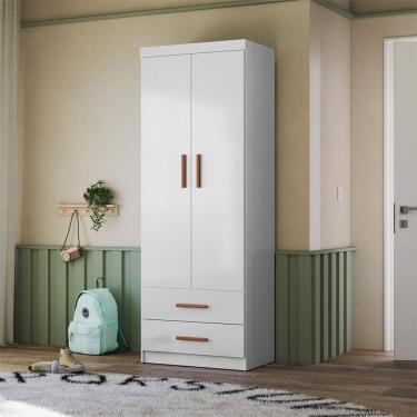 Imagem de Guarda Roupa Infantil Roupeiro Onix 2 Portas e 2 Gavetas Peternella Moveis