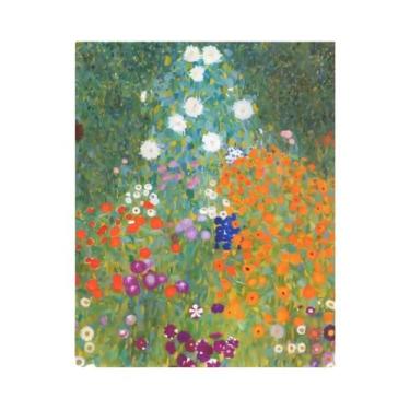 Imagem de Pintura Em Tela Noite Estrelada E Nascer Do Sol, Pôster Grande Onda De