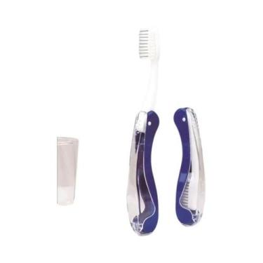 Imagem de Escova De Dentes Manual Portátil, Dobrável E Descartável Para Viagem, 