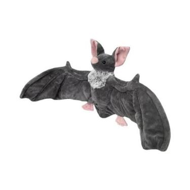 Imagem de Brinquedo De Pelúcia Morcego Cinza 25cm, Boneco Macio E Fofo Para Cria