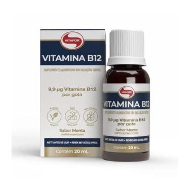 Imagem de Vita B12 Gotas Vitamina B12 Sabor Menta Vitafor  20ml