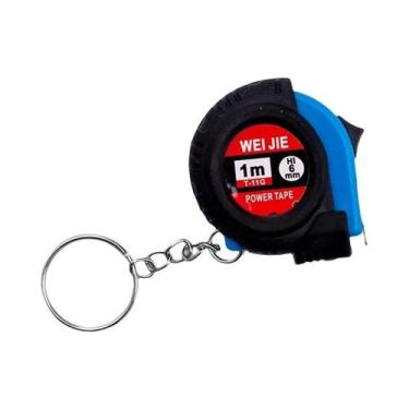 Imagem de Fita Métrica Retrátil Universal Mini Com Chaveiro, Régua Métrica Em Po