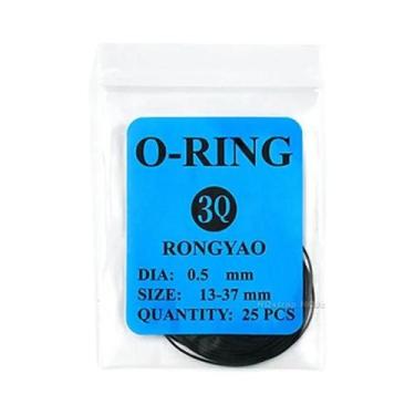 Imagem de Anel De Vedação De Borracha Para Relógio À Prova d'Água, O-Ring 0.5mm 