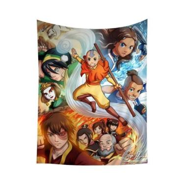 Imagem de Tapeçaria De Parede Com Estampa De Flores Hippie Avatar: the Last Airb