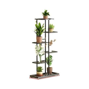 Imagem de Prateleiras De Ferro Para Plantas, Suporte Múltiplo Para Vasos De Flor