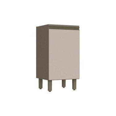 Imagem de Módulo Cozinha Henn Connect Balcão c/ 1 Porta s/ Tampo Duna/Cristal